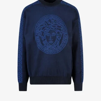 Suéter Versace Azul para Hombre