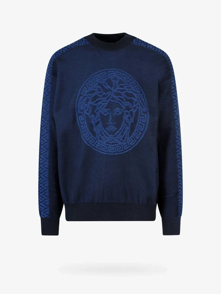 Suéter Versace Azul para Hombre
