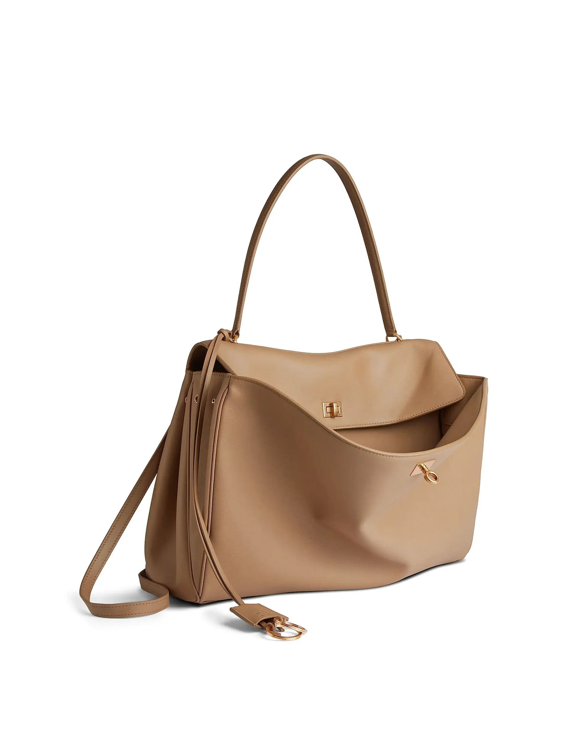 BALENCIAGA TAN LEATHER MEDIUM PURSE - Image 2