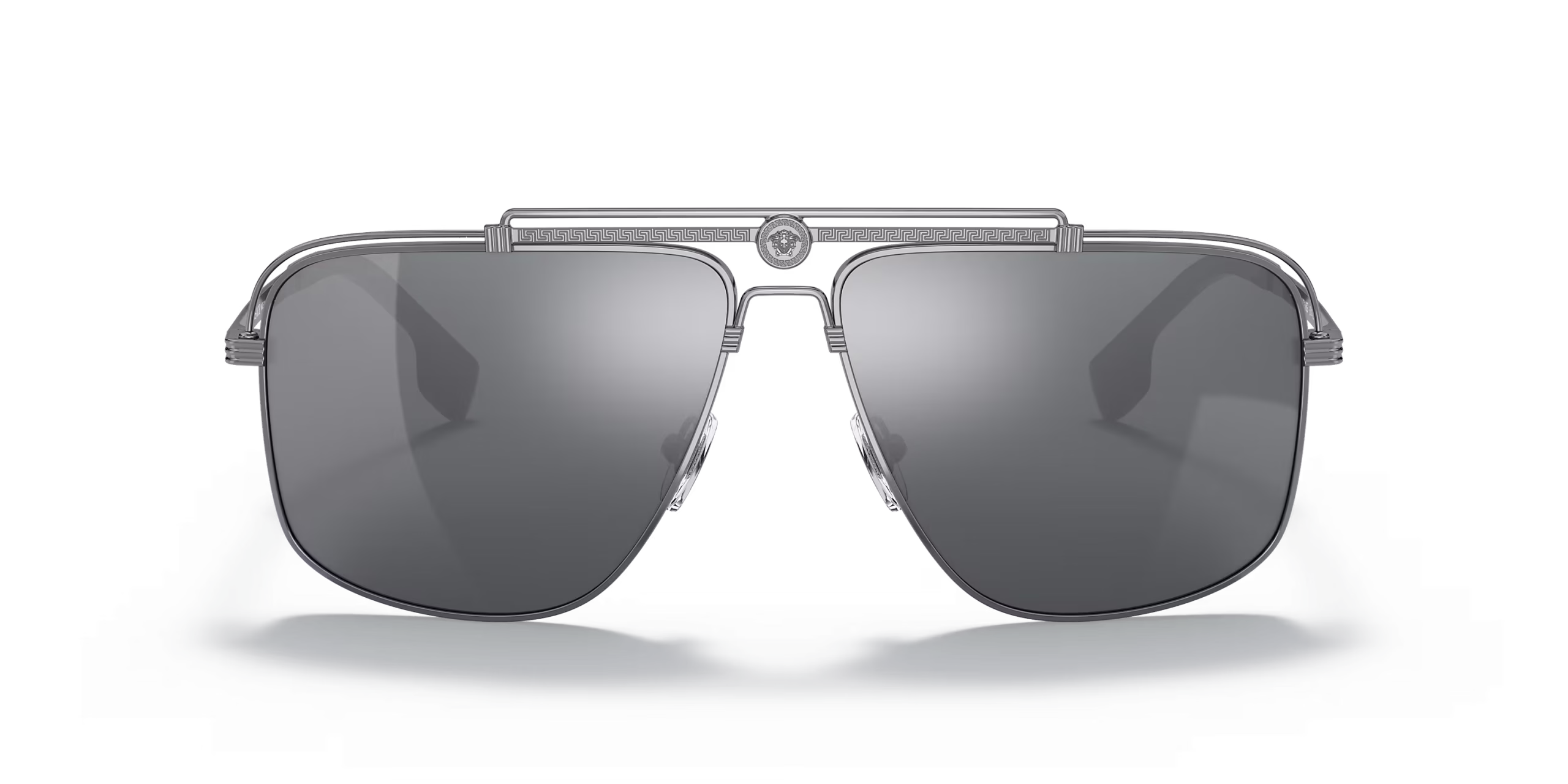 VERSACE GUNMETAL GREY SUNGLASSES - Image 2