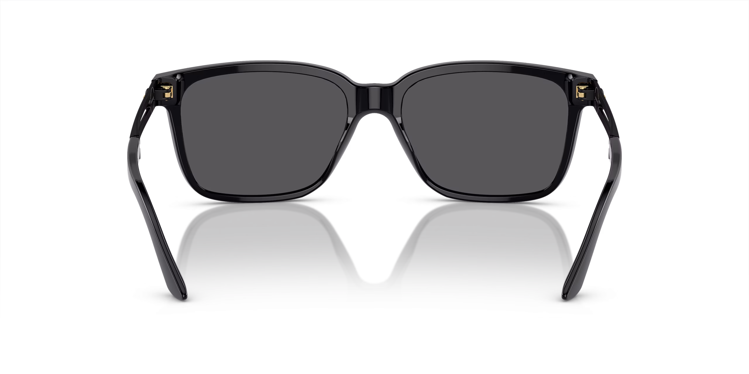 Gafas de Sol Versace Negras con Lentes Gris Oscuro - Image 3
