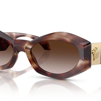 VERSACE HAVANA BROWN GRADIENT SUNGLASSES