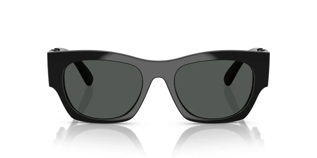 Gafas de Sol Versace Negras con Lentes Gris Oscuro