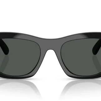 Gafas de Sol Versace Negras con Lentes Gris Oscuro