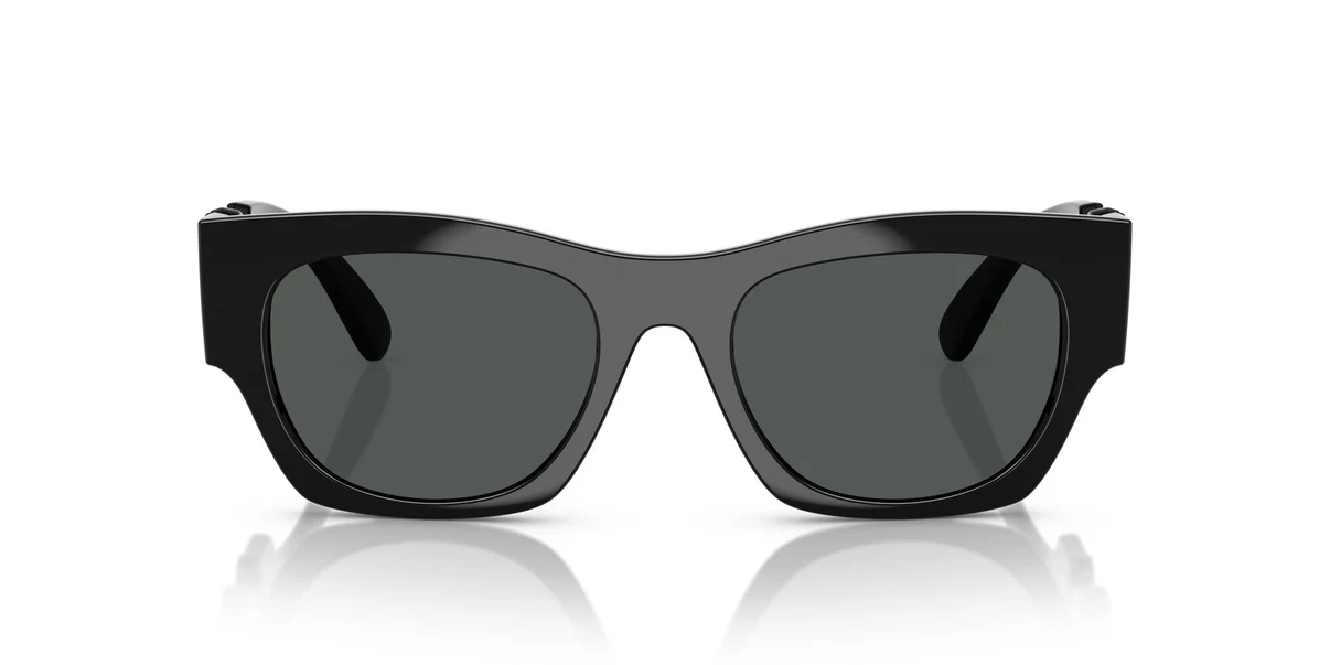 Gafas de Sol Versace Negras con Lentes Gris Oscuro