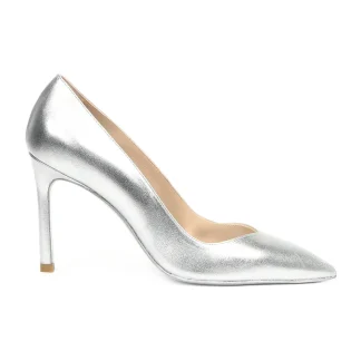 STAURT WEITZMAN HEELS SILVER SIZE 7.5