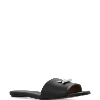 ALEXANDER MCQUEEN BLK FLATS SIZE 38.5