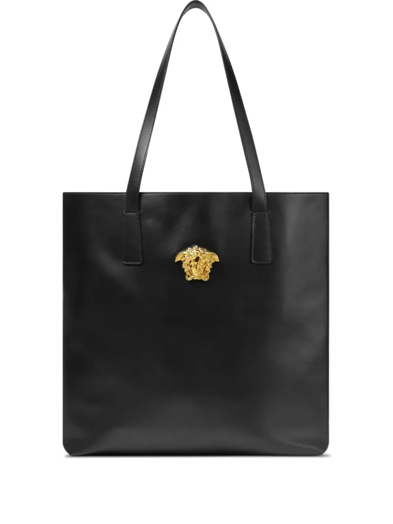 VERSACE BLACK MEDIUM TOTE BAG
