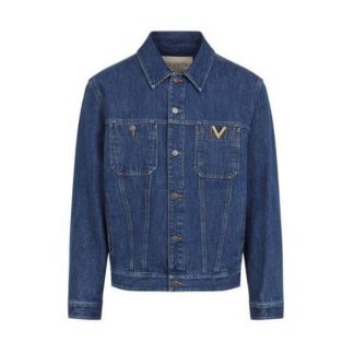 Chamarra Valentino Garavani Azul para Hombre – Talla 46