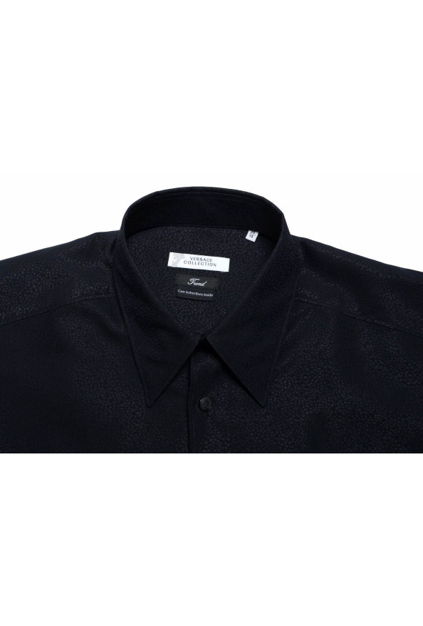 VERSACE BLACK DRESS SHIRT SIZE S - Image 2