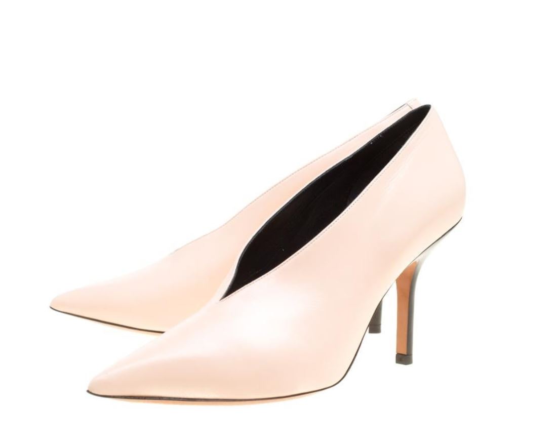 Tacones Cerrados CELINE Rosa para Mujer – Talla 6.5 - Image 5