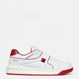 VALENTINO CREAM & RED  SNEAKERS SIZE 40