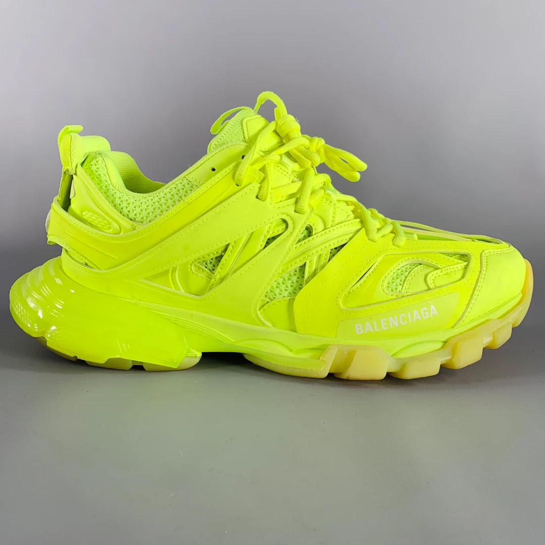 BALENCIAGA NEON SNEAKERS SIZE 9 - Image 5