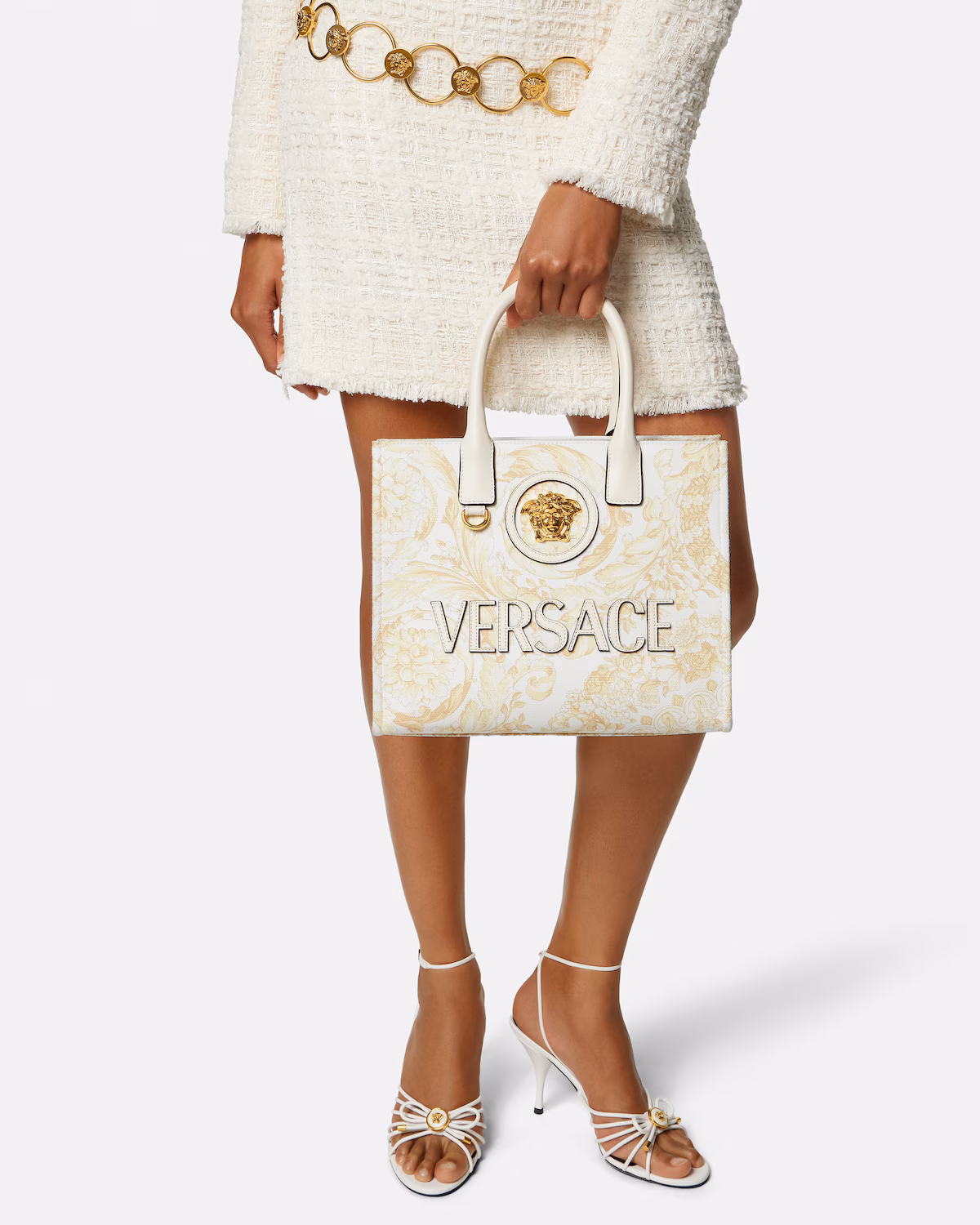 VERSACE TOTE BAG GOLD - Image 3