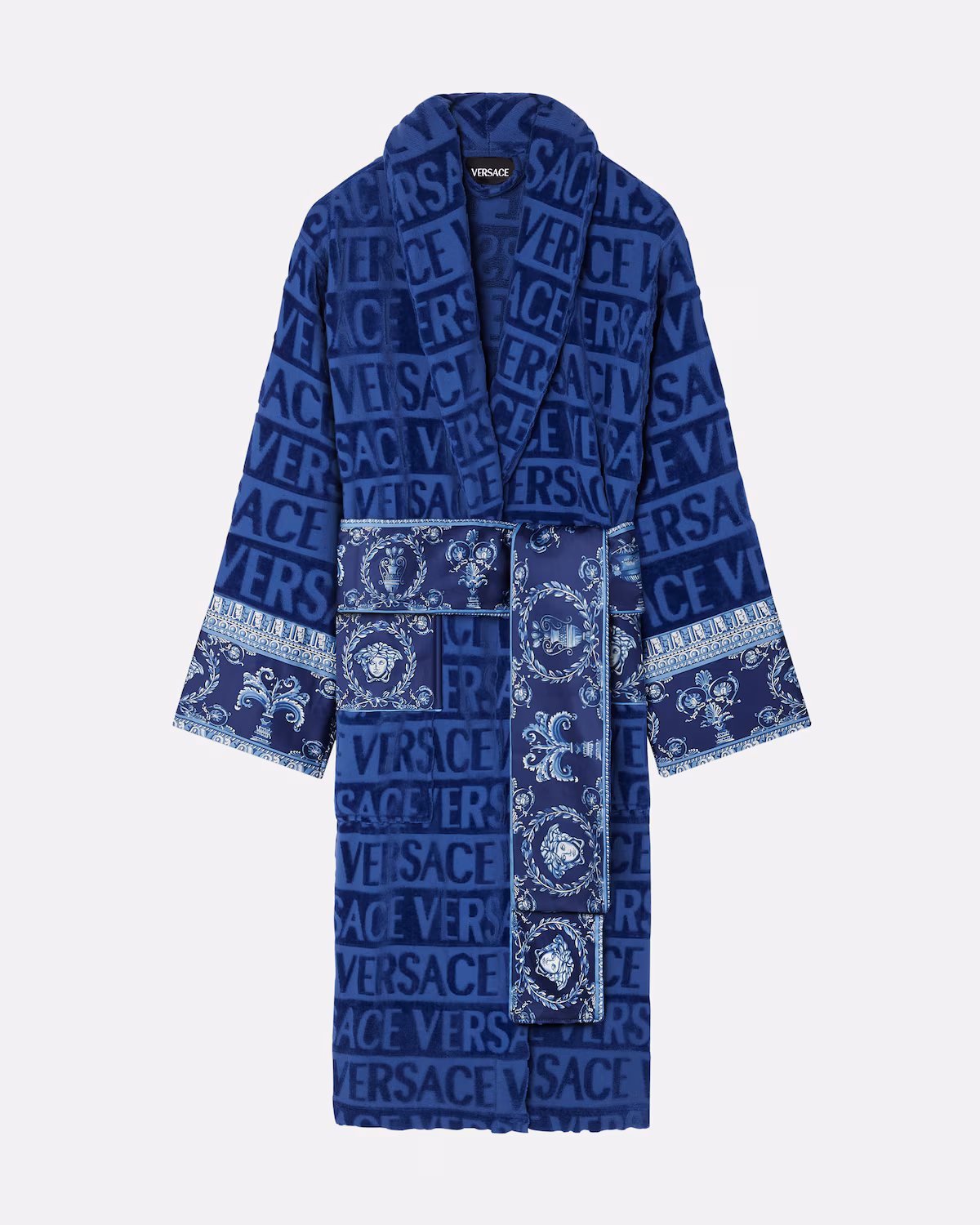 VERSACE ROYAL BLUE ROBE SIZE L I ♡ Baroque Bathrobe