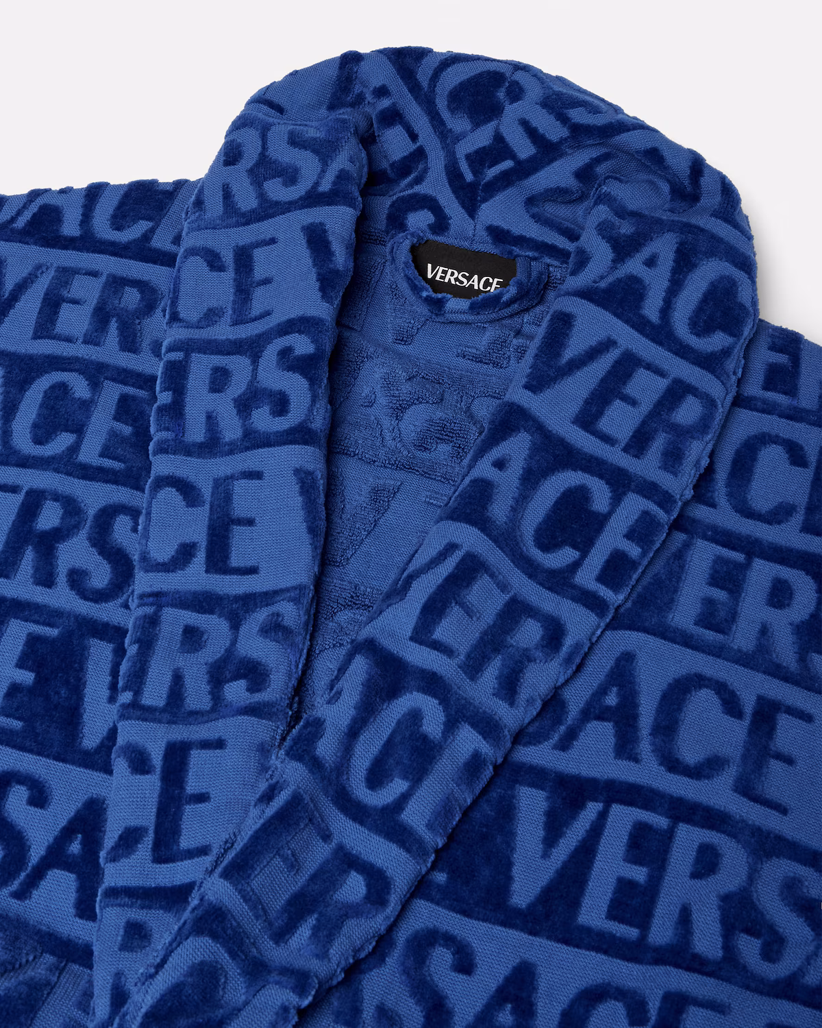 VERSACE ROYAL BLUE ROBE SIZE L I ♡ Baroque Bathrobe - Image 3