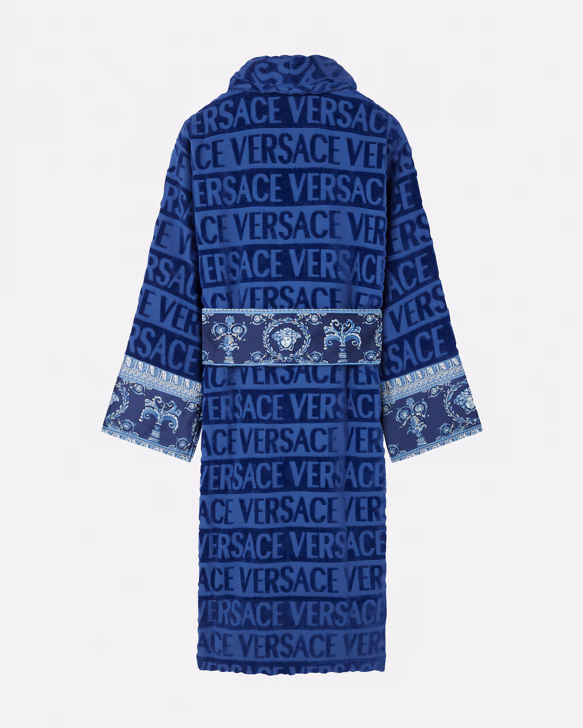 VERSACE ROYAL BLUE ROBE SIZE L I ♡ Baroque Bathrobe - Image 4