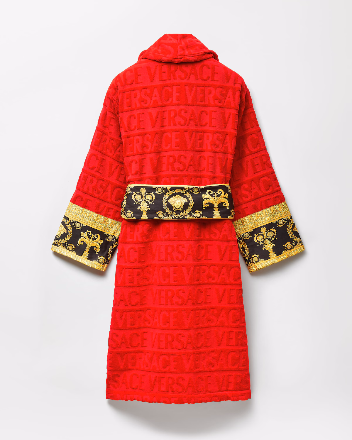 VERSACE RED ROBE SIZE XL I ♡ Baroque Bathrobe - Image 4