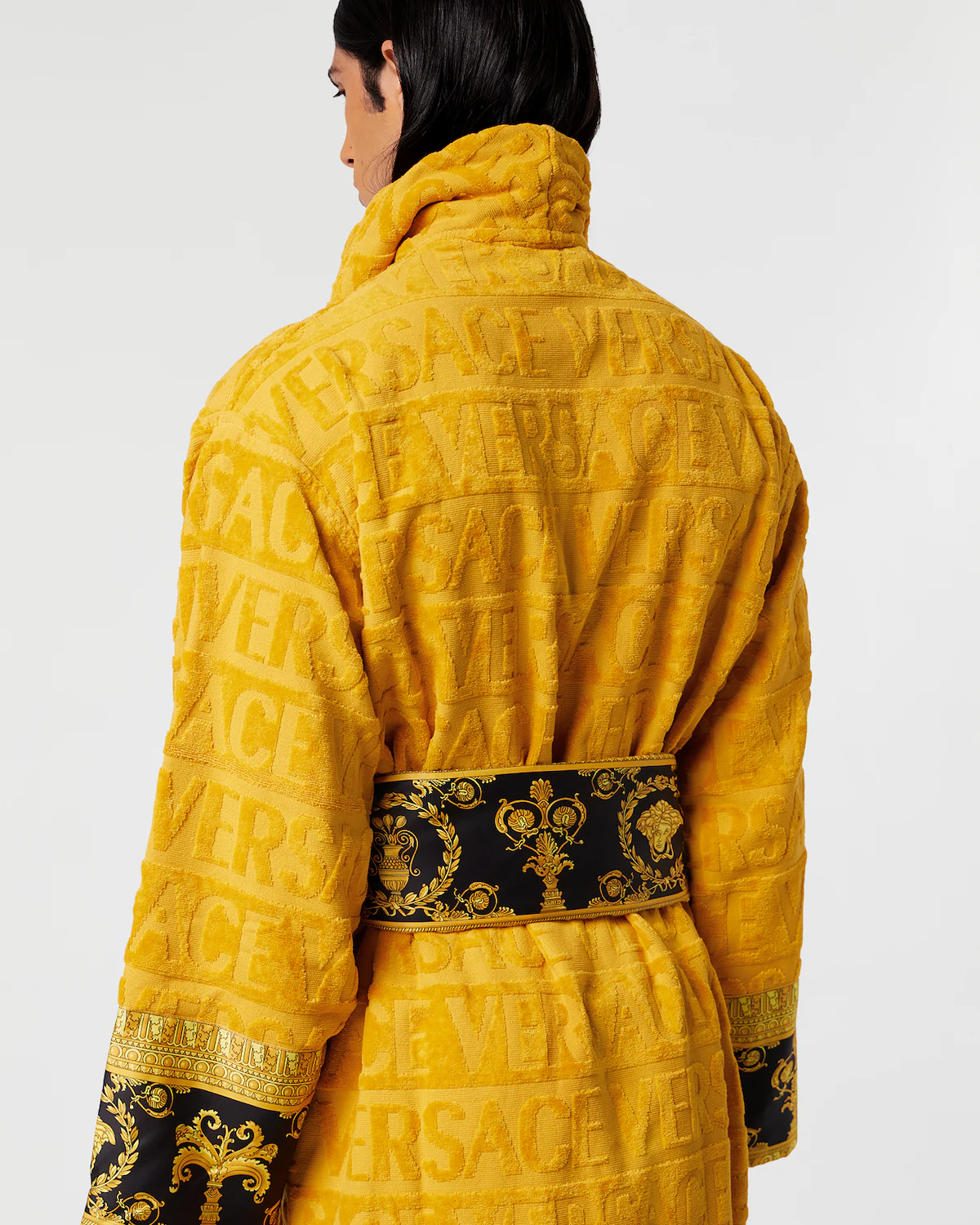 VERSACE YELLOW ROBE SIZE M - Image 2