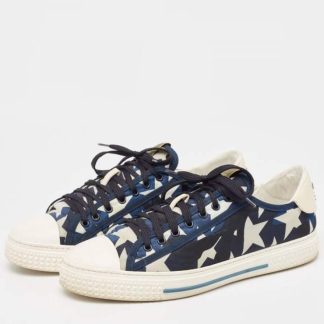 Tenis Valentino Garavani Azul Marino con Estrellas – Talla 42