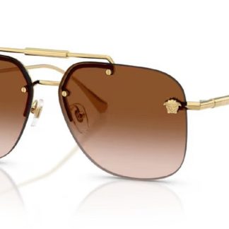 VERSACE GOLD BROWN GRADIENT SUNGLASSES