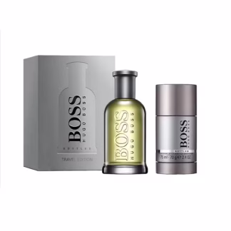 Hugo Boss Bottled 3.3 oz EDT Spray Mens Cologne+ 2.4 deo Travel Edition Set NIB