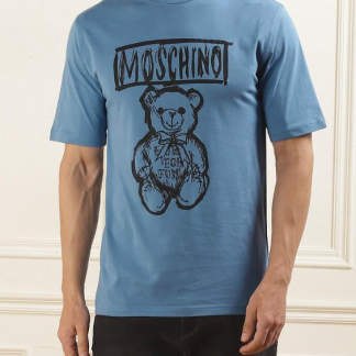 Playera Moschino Azul para Hombre