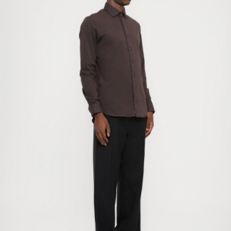 Camisa Michael Kors Café para Hombre