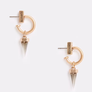 ALL SAINTS GOLD HOOPS