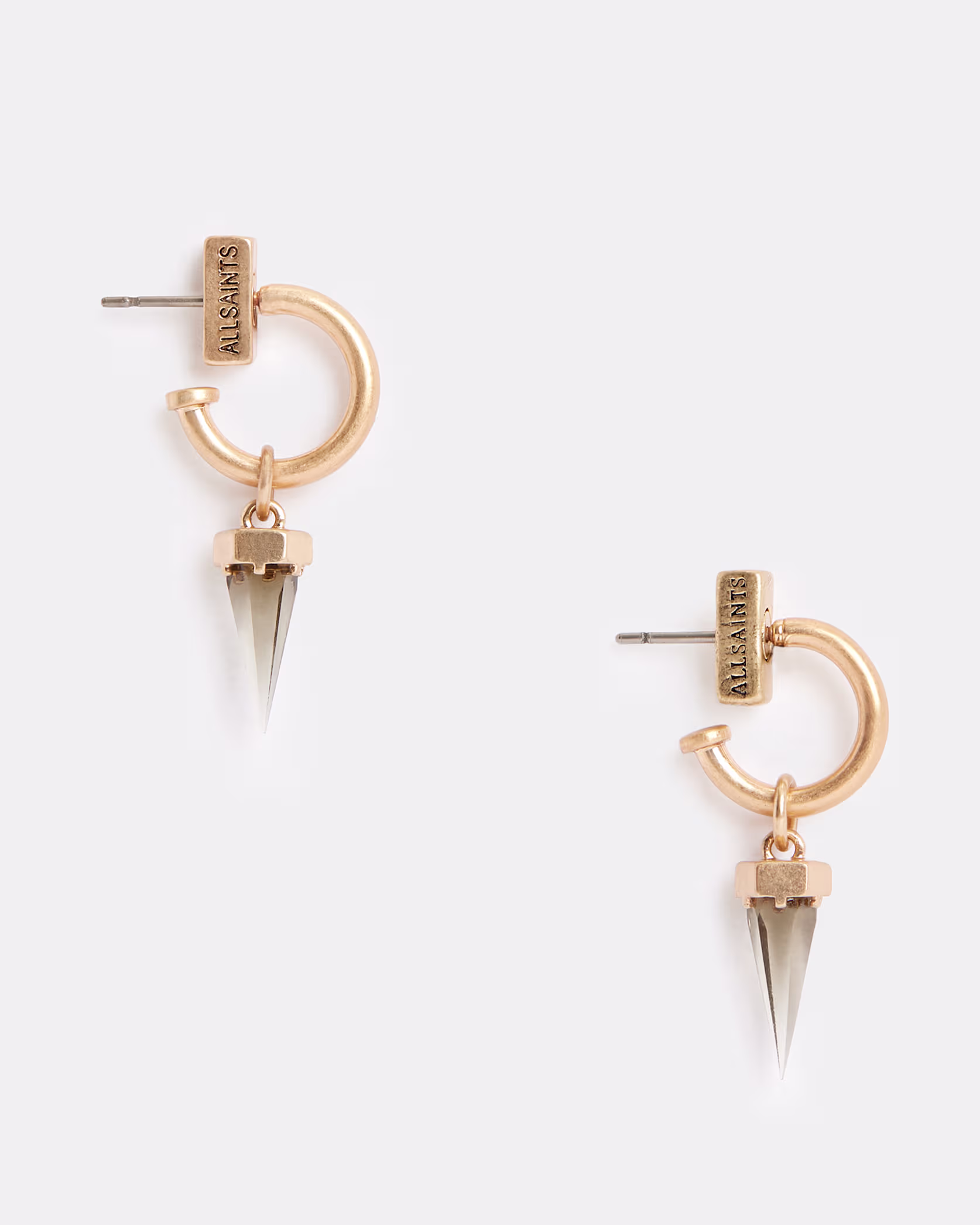 ALL SAINTS GOLD HOOPS