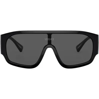 Gafas de Sol Versace Negras con Lentes Gris Oscuro