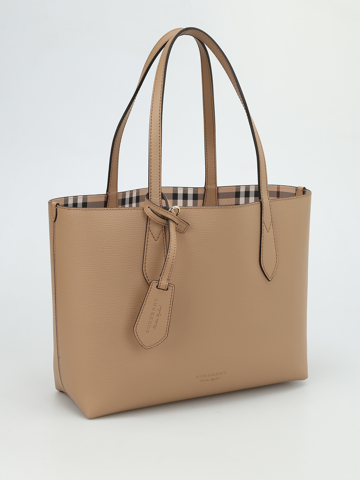 Bolsa Tote Burberry Color Café Claro para Mujer - Image 3