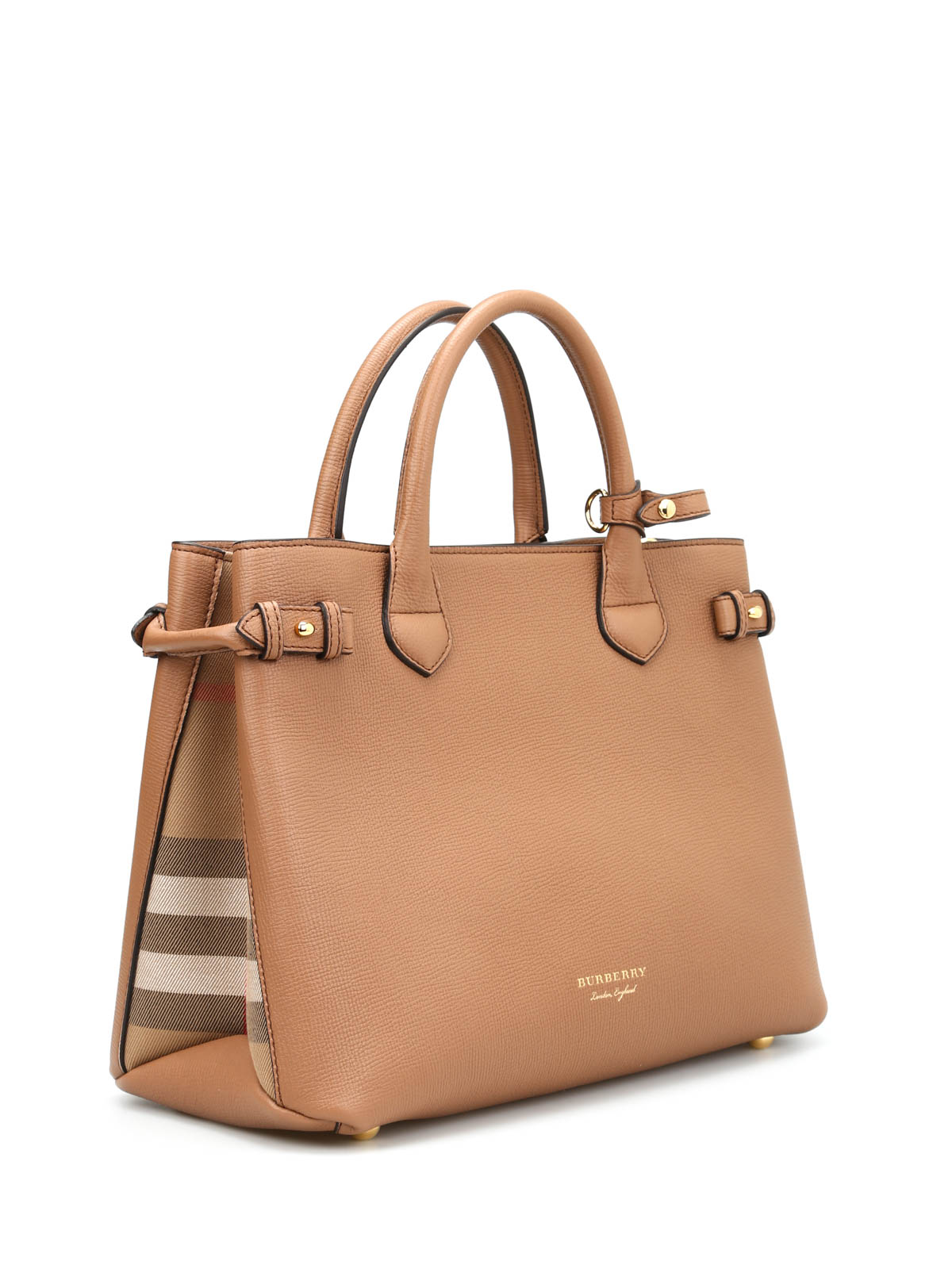 Bolsa Burberry Mediana Color Tan para Mujer - Image 4