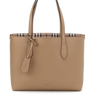 Bolsa Tote Burberry Color Café Claro para Mujer