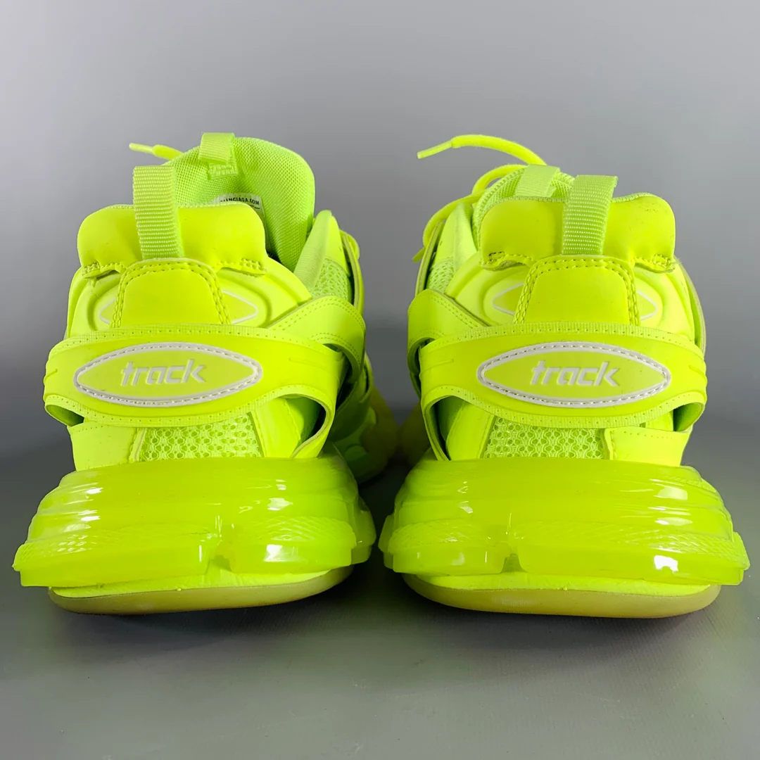 BALENCIAGA NEON SNEAKERS SIZE 9 - Image 4