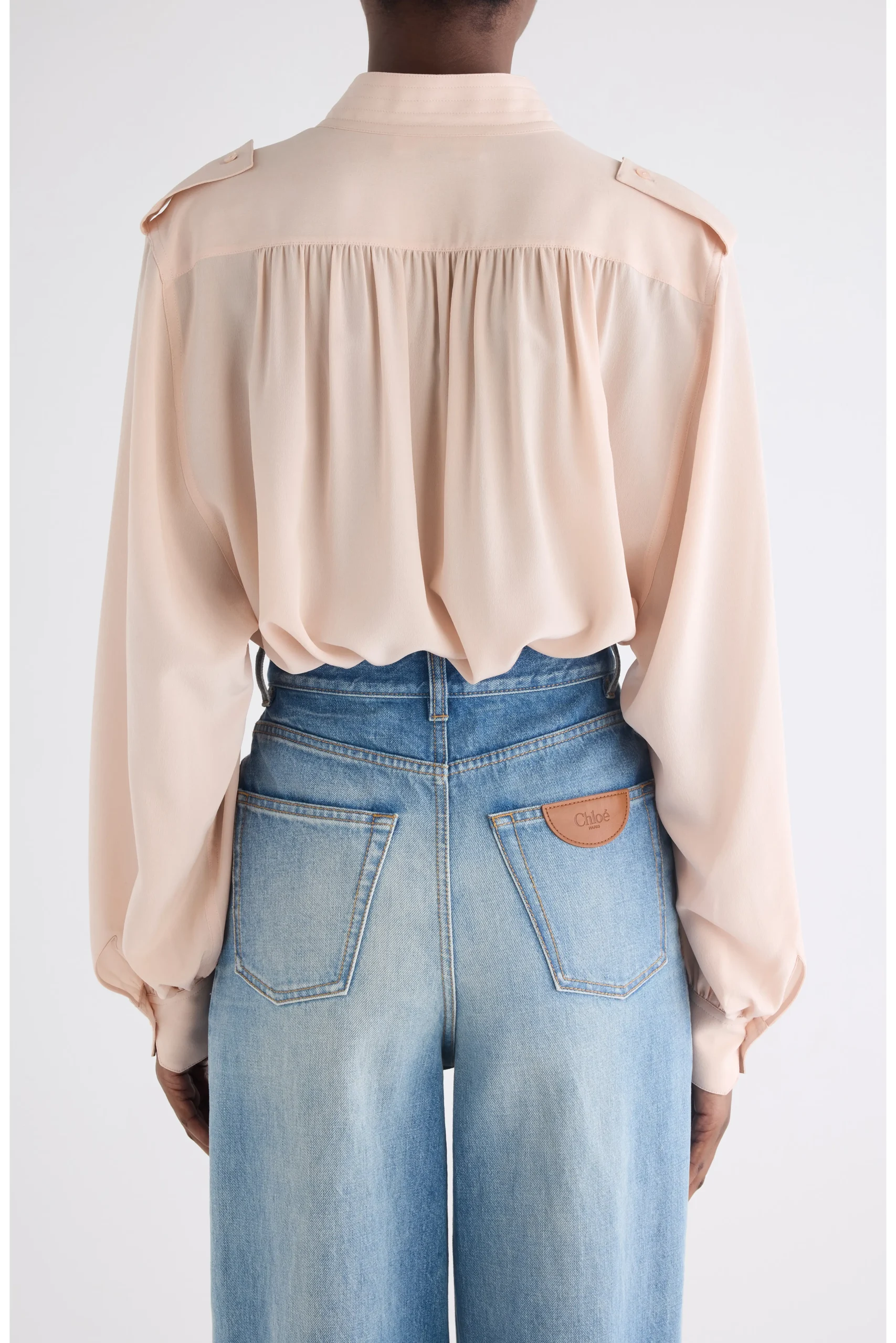 Camisa Chloé Rosa para Mujer – Talla 38 (EU) - Image 4