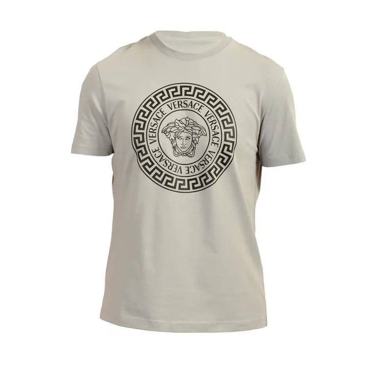 VERSACE WHITE/ GREY TSHIRT SIZE XXL