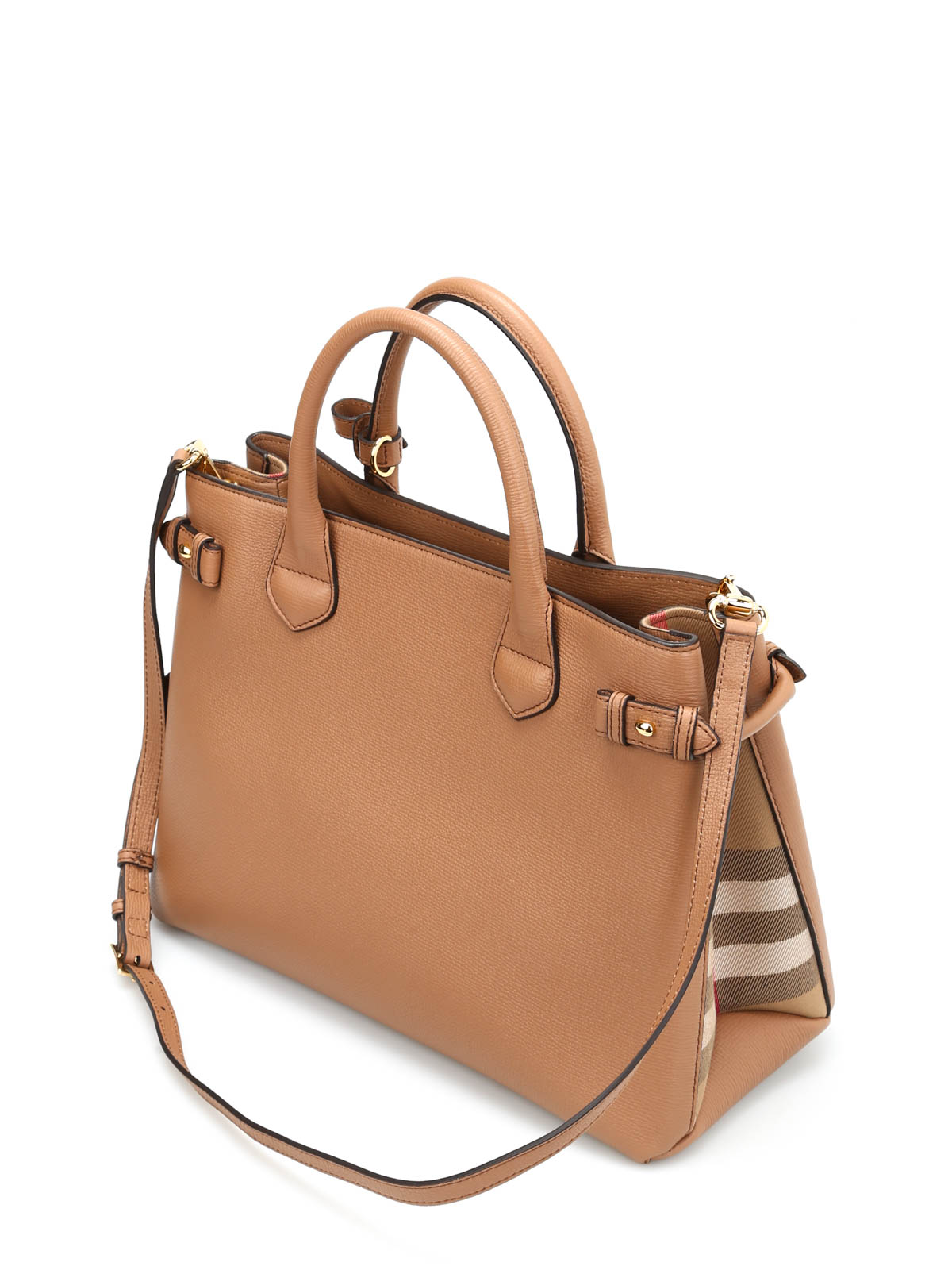 Bolsa Burberry Mediana Color Tan para Mujer - Image 6