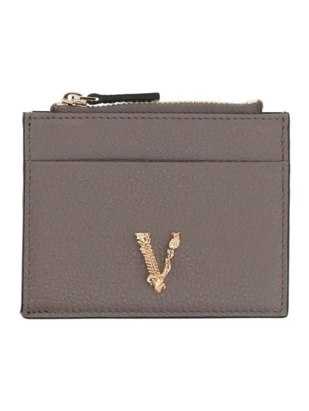 Bolsa Mediana Versace Virtus de Piel Color Gris - Image 5