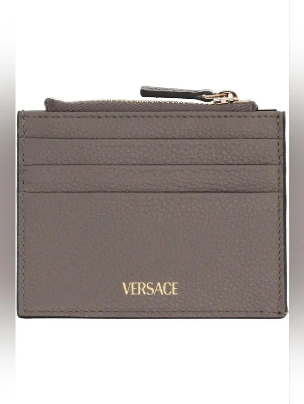 Bolsa Mediana Versace Virtus de Piel Color Gris - Image 6