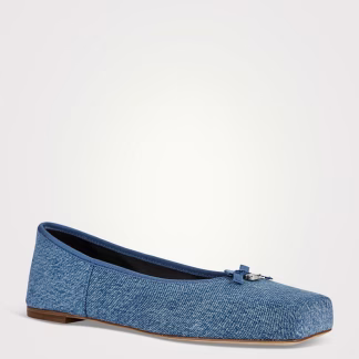 ALEXANDER WANG DENIM FLATS SIZE 36.5