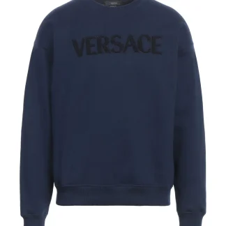 VERSACE NAVY BLUE SWEATER MEN SIZE 3XL
