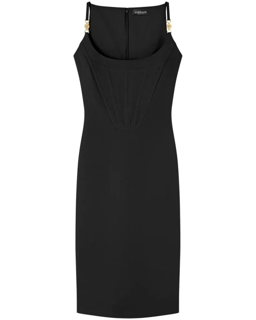 Vestido Versace Negro para Mujer – Talla 4