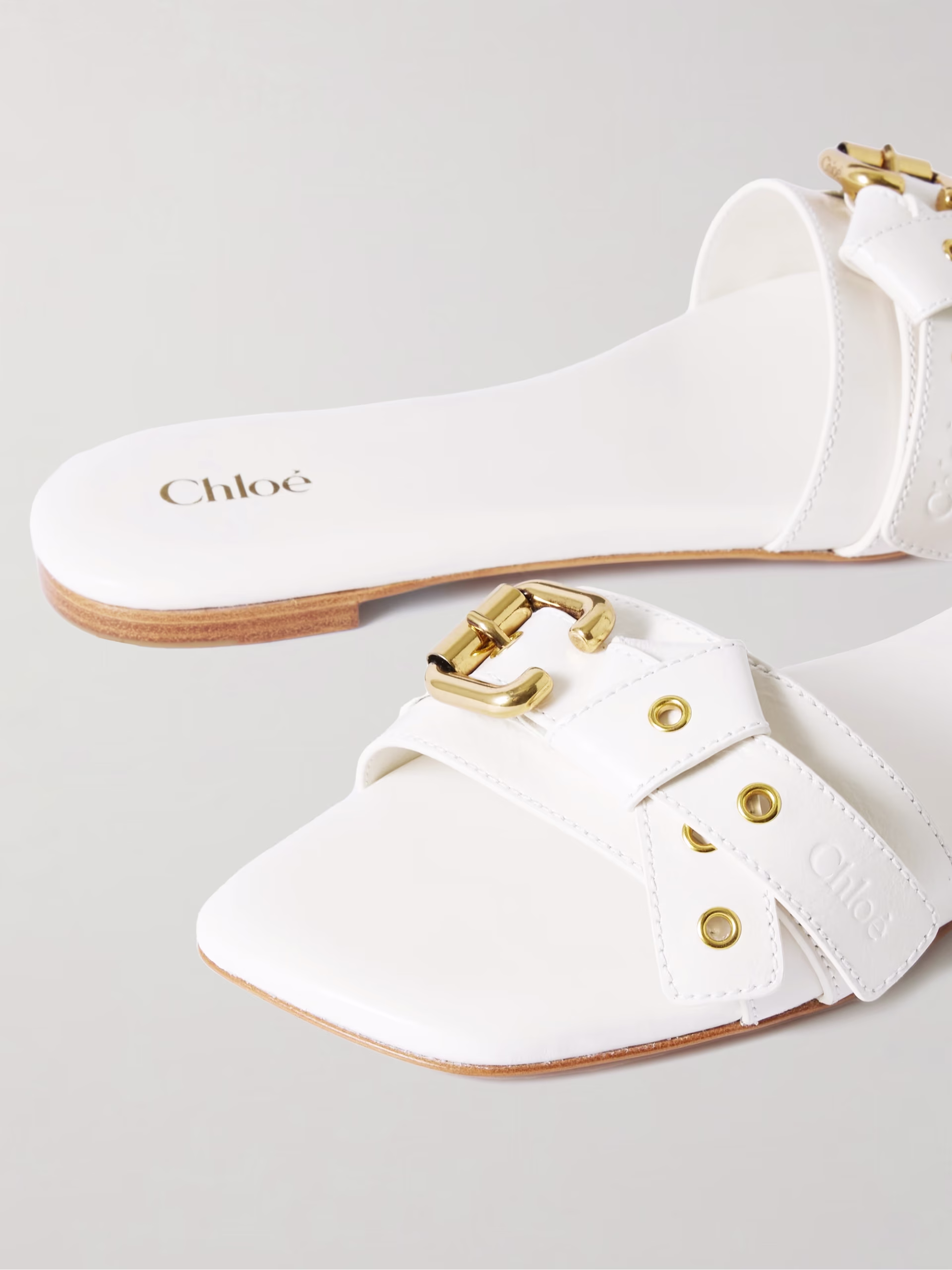 Sandalias Chloé Blancas para Mujer – Talla 38 (EU) - Image 6